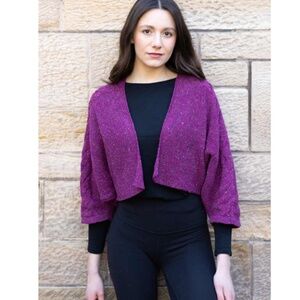 BILL BABER Handmade in Scotland Liscannor Islay Cardigan One Size